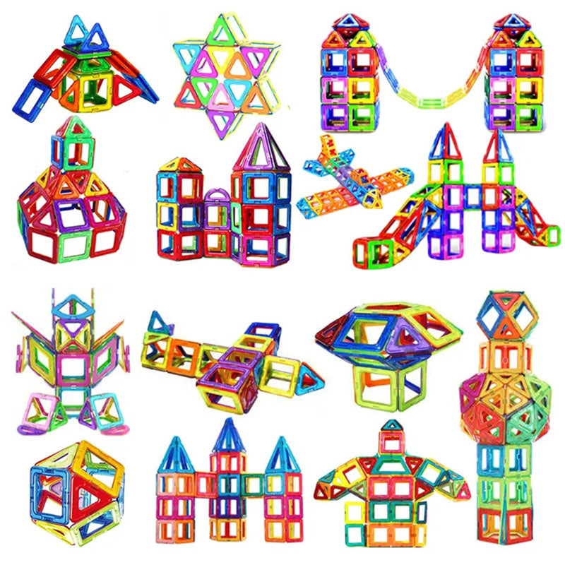 Magnetic Building Blocks DIY Magnets Toys For Kids Designer Construction