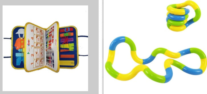 New Busy Book Children's Busy Board Dressing And Buttoning Learning