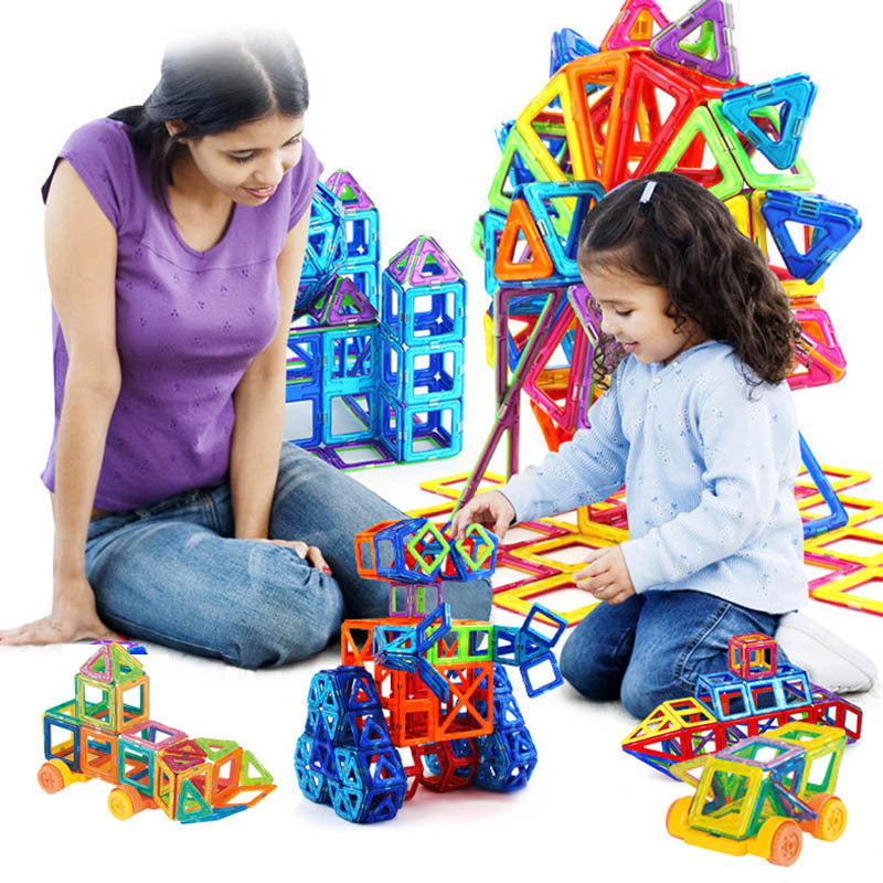 Magnetic Building Blocks DIY Magnets Toys For Kids Designer Construction